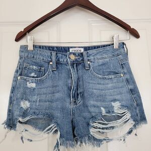 Ineane Oene Denim  Shorts Mid-Waist size xs.‎